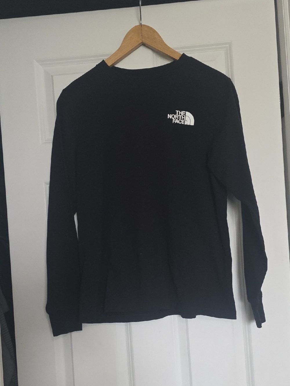 The North Face Black T‑Shirt with White Logo